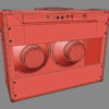 Fender Twin Reverb Guitar Amplifier 3D Model