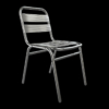 Cafe Bistro Chair Aluminium Stackable 3D Model