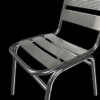 Cafe Bistro Chair Aluminium Stackable 3D Model