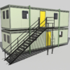 Portacabin Portable Office 3D Model Modular Stacking Container