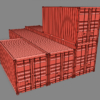 Shipping Container 3D Model Collection 20ft & 40ft (Standard & High Cube Sizes)