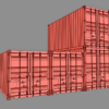 Shipping Container 3D Model Collection 20ft & 40ft (Standard & High Cube Sizes)