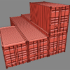 Shipping Container 3D Model Collection 20ft & 40ft (Standard & High Cube Sizes)