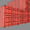 Shipping Container 3D Model Collection 20ft & 40ft (Standard & High Cube Sizes)