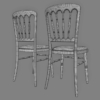 Chateau Event Banquet Chair 3D Model