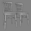 Chateau Event Banquet Chair 3D Model