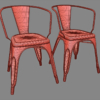 Tolix A56 Armchair 3D Model