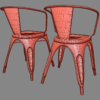 Tolix A56 Armchair 3D Model