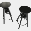 IKEA Dalfred Stool 3D Model