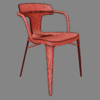 Tolix T14 Chair 3D Model