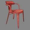 Tolix T14 Chair 3D Model