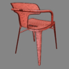 Tolix T14 Chair 3D Model