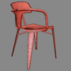 Tolix T14 Chair 3D Model