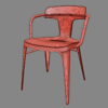 Tolix T14 Chair 3D Model