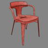 Tolix T14 Chair 3D Model