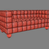 Kubus Arm Chair + Sofas 3D Model Collection