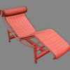 LC4 Villa Church Le Corbusier Chaise Longue 3D Model