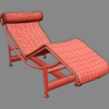 LC4 Villa Church Le Corbusier Chaise Longue 3D Model