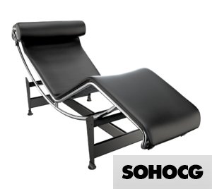 Le Corbusier LC4 Chaise Longue 3D Model