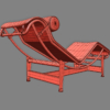 Le Corbusier LC4 Chaise Longue 3D Model