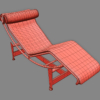 Le Corbusier LC4 Chaise Longue 3D Model