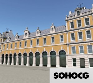 Old Billingsgate London Event Venue Exterior 3D Model