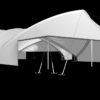 S5000 TriSpan SaddleSpan 3D Model Tent With Extended Portico