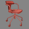 Tolix T14 Roulettes Chair 3D Model