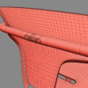 Tolix T14 Roulettes Chair 3D Model