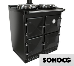 Cast Iron Range Cooker 3D Model