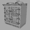 Cast Iron Range Cooker 3D Model