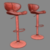 SaddleBack Stool 3D Model