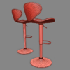 SaddleBack Stool 3D Model