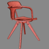 Tolix T14 Wood Chair 3D Model