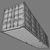 40ft Open Sided Shipping Container 3D Model (Standard Size)