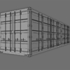 40ft Open Sided Shipping Container 3D Model (Standard Size)