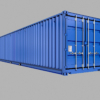 40ft Open Sided Shipping Container 3D Model (Standard Size)