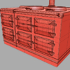 AGA Oven Cooker 3D Model