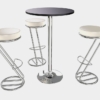 Zed Stool & Poseur Table 3D Model