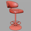 Gaming Stool 3D Model