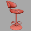 Gaming Stool 3D Model