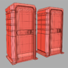 Portaloo Portable Outdoor Festival Event Toilet 3D Model