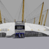 Millennium Dome O2 Arena London Concert Venue Exterior 3D Model