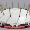 Millennium Dome O2 Arena London Concert Venue Exterior 3D Model