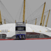 Millennium Dome O2 Arena London Concert Venue Exterior 3D Model