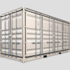 20ft Open Sided Shipping Container 3D Model (High Cube Size)