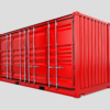 20ft Open Sided Shipping Container 3D Model (High Cube Size)