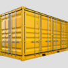 20ft Open Sided Shipping Container 3D Model (High Cube Size)