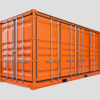 20ft Open Sided Shipping Container 3D Model (High Cube Size)