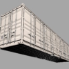 40ft Open Sided Shipping Container 3D Model (High Cube Size) Super Heavy